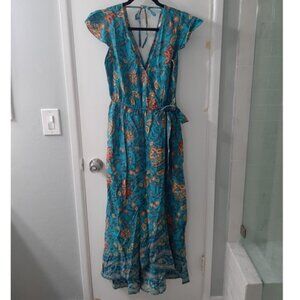 NWOT Band of the Free Cotton Blend High Low Summer Floral Dress